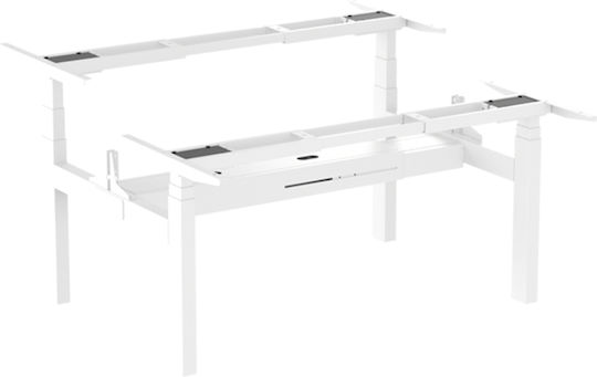 ErgoAction Action Desk Duo Klappbar Tischständer aus Metall Gray 180x60x62.5cm