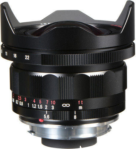 Voigtlander Full Frame Camera Lens Heliar-Hyper Wide 10mm f/5.6 Aspherical Fixed for Leica M Mount Black