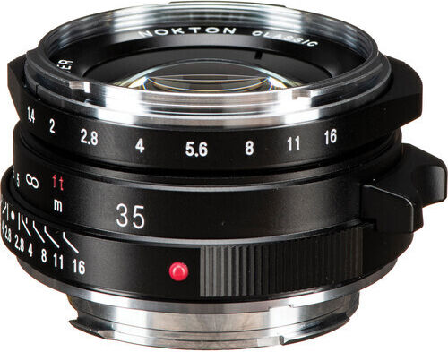Voigtlander Φωτογραφικός Φακός Nokton Classic 35mm f/1.4 II MC Wide Angle για Leica M Mount Μαύρος