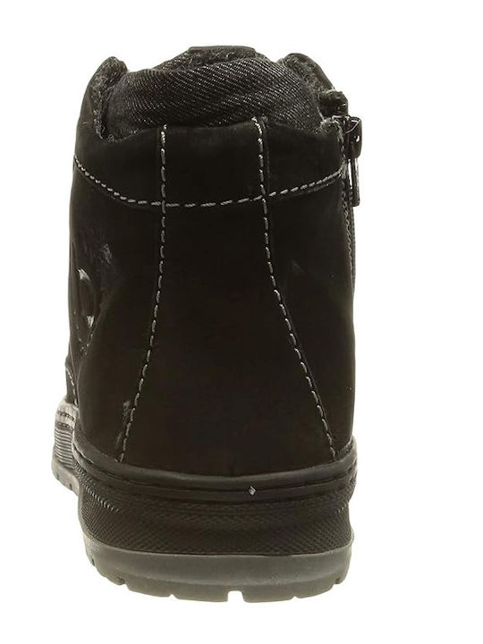 Bugatti Men's Leather Boots with Zipper Black