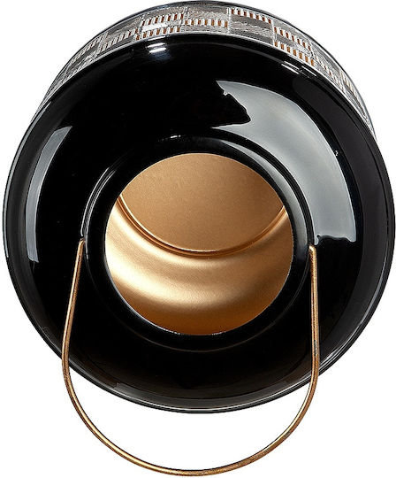 ArteLibre Tabletop Metallic Lantern Black