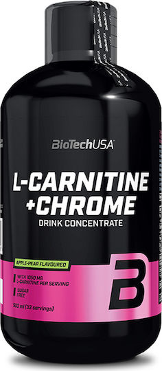 Biotech USA L-Carnitine + Chrome με Γεύση Πορτοκάλι 500ml