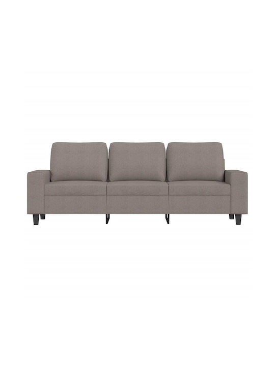 Dreisitzer Sofa Taupe 214x77x80cm