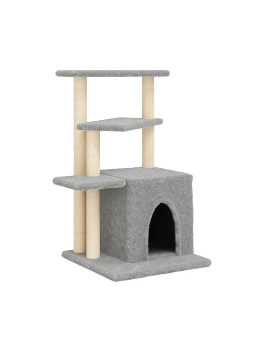 vidaXL Cat Scratching Post Cat Trees Gray