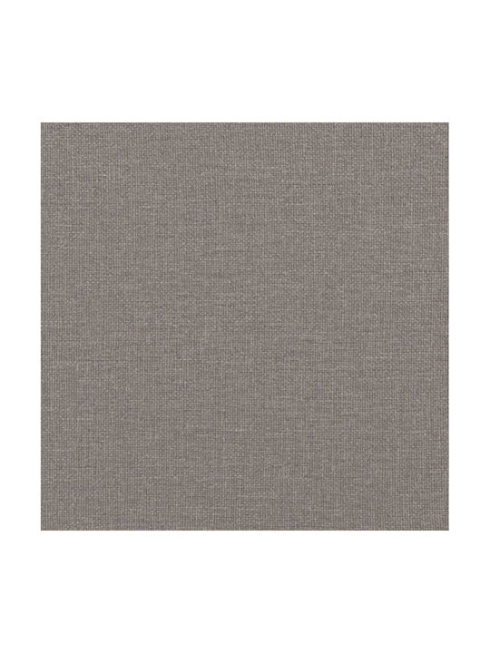 Dreisitzer Sofa Taupe 214x77x80cm
