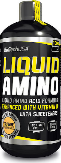Biotech USA Liquid Amino 1000ml Orange