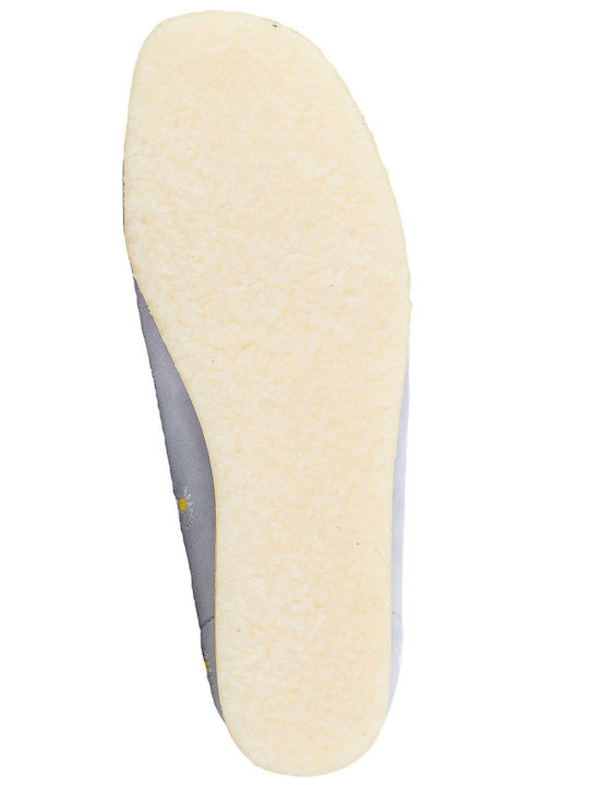 Wallabee Damen Mokassins in Hellblau Farbe