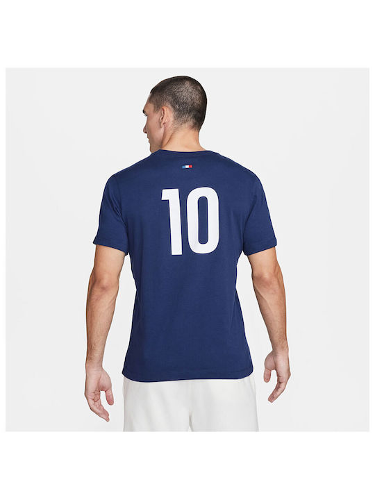 Nike Paris Saint-germain Ss Herren T-Shirt Kurzarm Blau