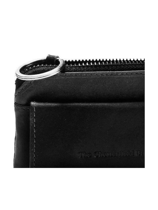 The Chesterfield Brand Κλειδοθήκη Δερμάτινη Μαύρη