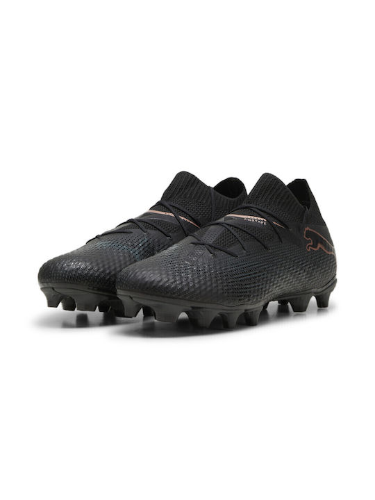 Puma Future 7 Pro FG/AG Înalt Pantofi de Fotbal cu crampoane Negre