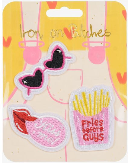 PartyDeco Kiss Me Petic de Haine 6.5x3cm. 3buc