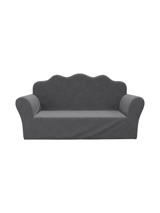 Sofa with Armrests Gray 94x34x48cm