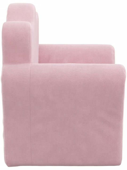 Sofa with Armrests Pink 54x34x45cm