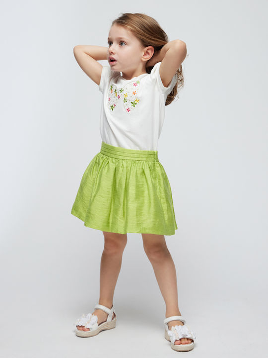 Mayoral Kids Set with Skirt Summer 2pcs Green