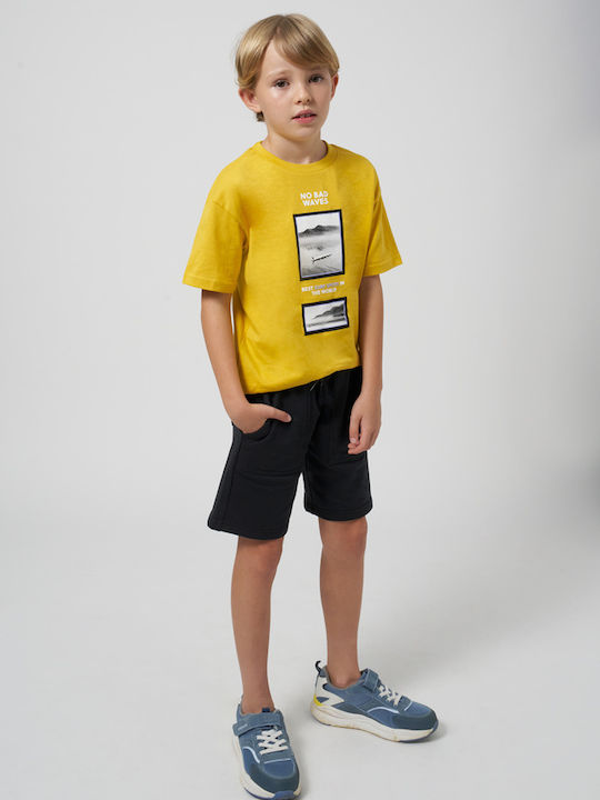 Mayoral Kids Set with Shorts Summer 2pcs yellow