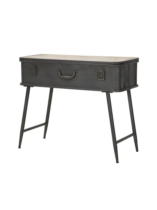 Metal Console Table Gray L80xW35xH67.5cm