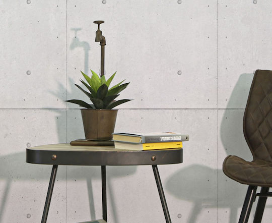 Mauro F Planter Metal Bronze with Stand 19x19x48cm.