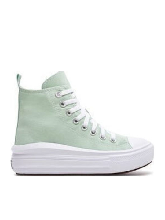 Chuck Taylor All Star Move Platform Γυναικεία Μποτάκια Sticky Aloe / White / Black