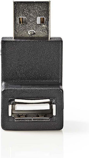 Nedis USB-A Male To USB-A Female Converter 1 Piece CCGB60940BK