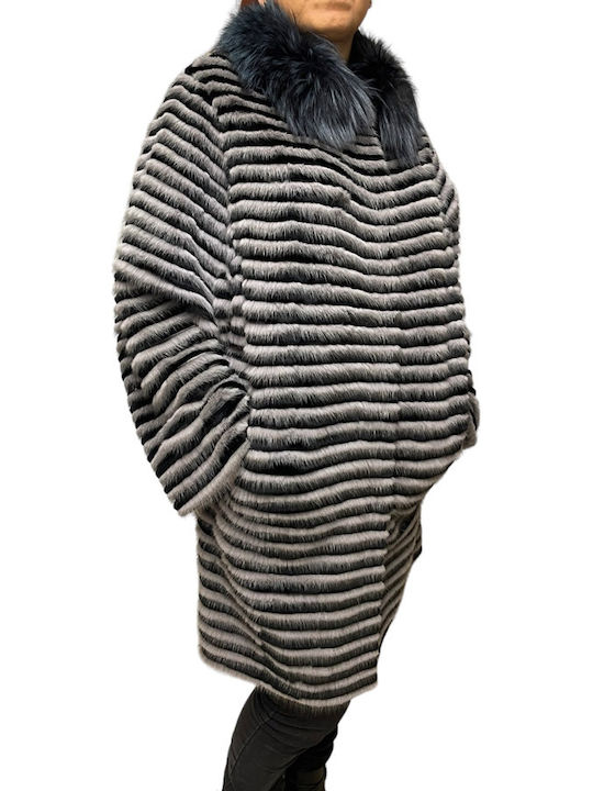 Frauen Pelz Gray