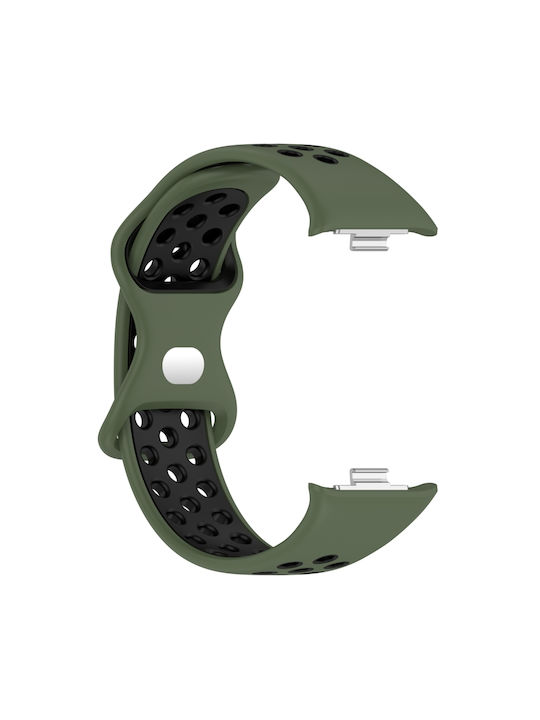 Dual Color Perforated Каишка Силикон с Pin Каки (Redmi Watch 4 / Redmi Watch 5)
