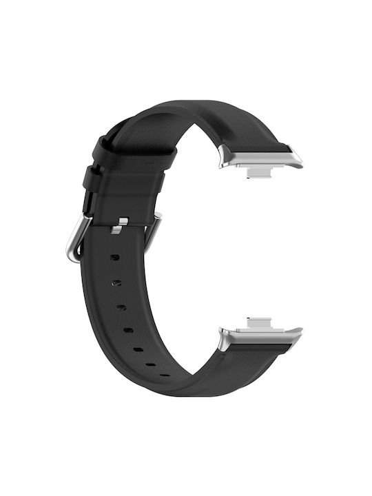 Round Curea Piele Negru (Redmi Watch 4 / Redmi Watch 5)