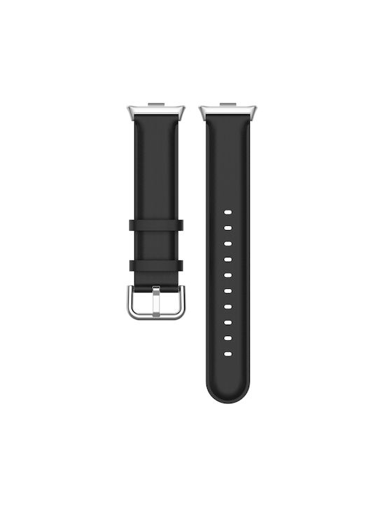 Round Curea Piele Negru (Redmi Watch 4 / Redmi Watch 5)