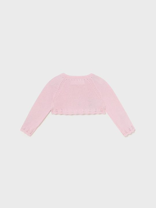 Mayoral Kids Bolero Knitted Pink