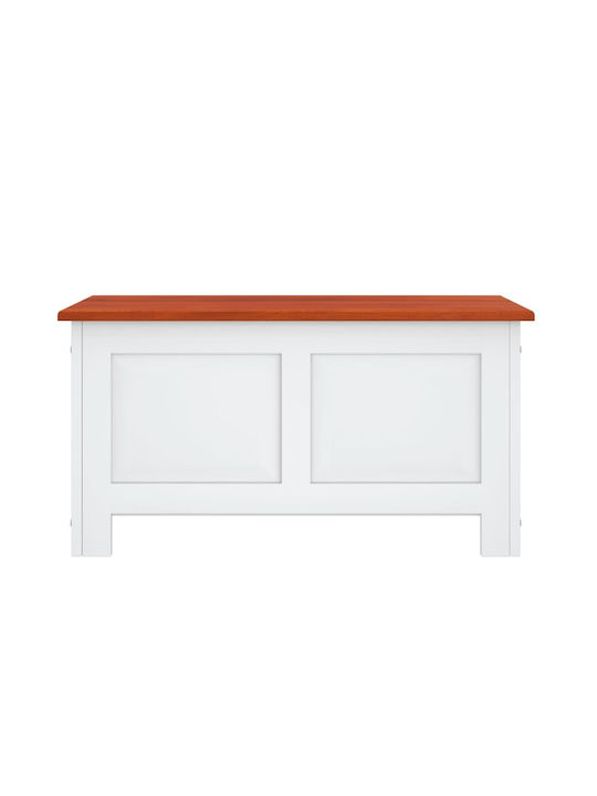vidaXL Dekorative Truhe Hölzernes Braun 90x45x47cm