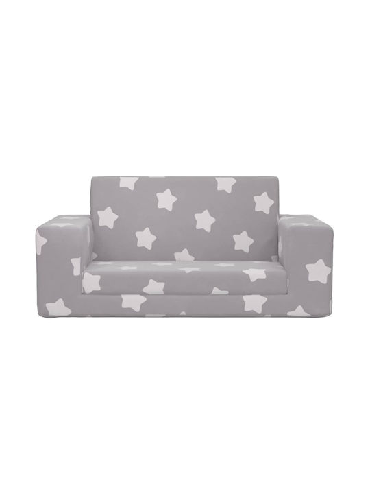 Sofa with Armrests Gray 84x38x34cm