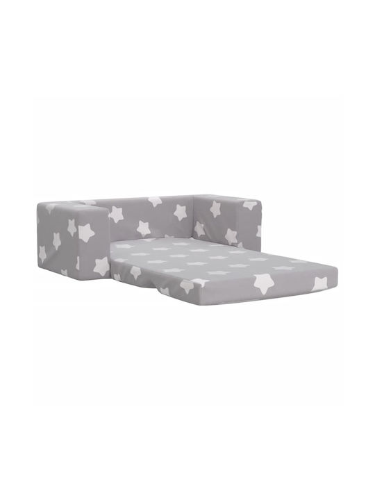 Sofa with Armrests Gray 84x38x34cm