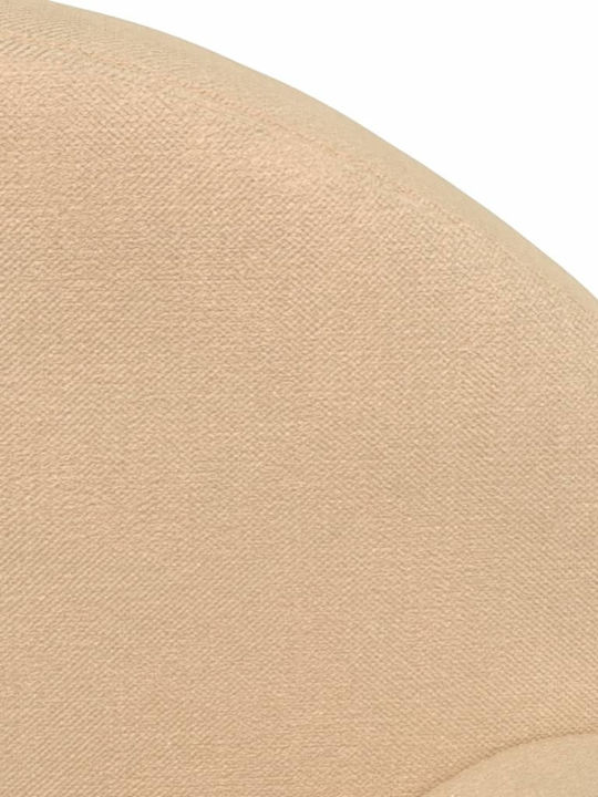 Kids Sofa with Armrests Beige 84x34x45cm