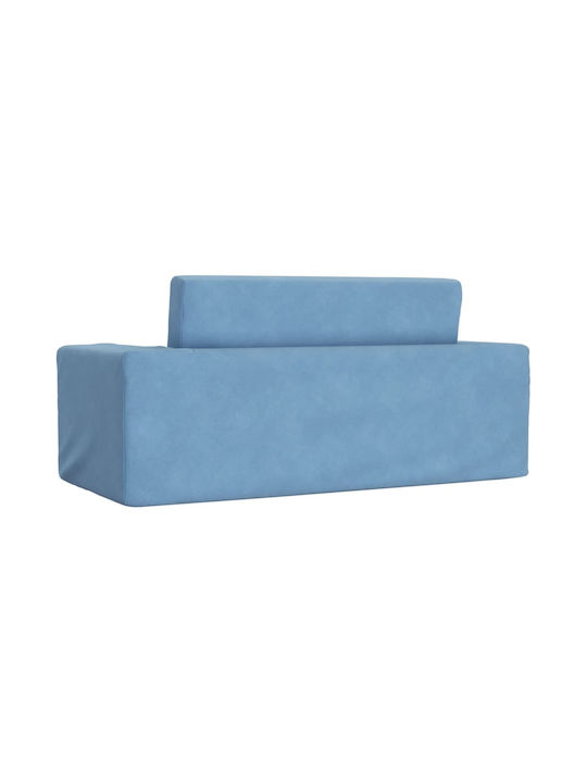 Sofa with Armrests Blue 84x38x34cm 1pcs