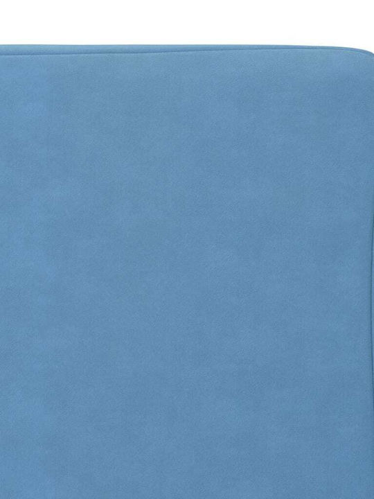 Sofa with Armrests Blue 84x38x34cm 1pcs