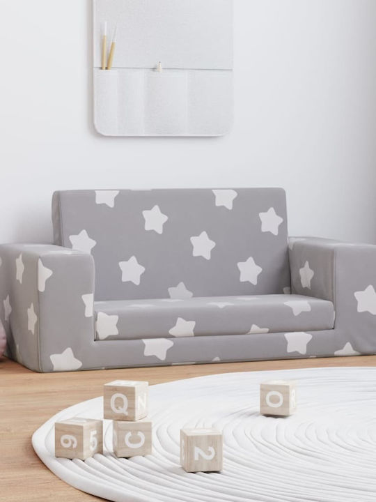 Sofa with Armrests Gray 84x38x34cm