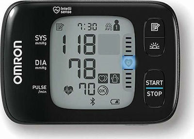 Omron RS7 Intelli IT Wrist Digital Blood Pressure Monitor with Arrhythmia Indication & Bluetooth