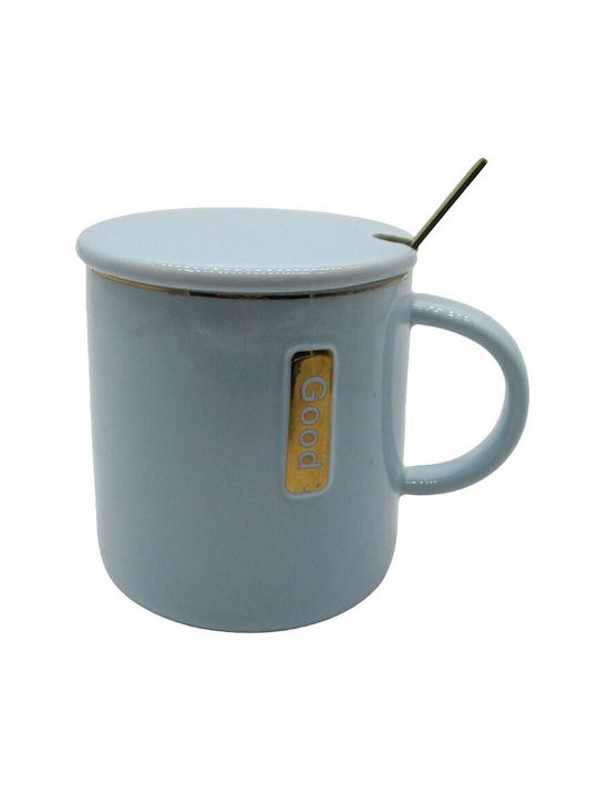 Etoile Mug Ceramic with Lid 1pcs