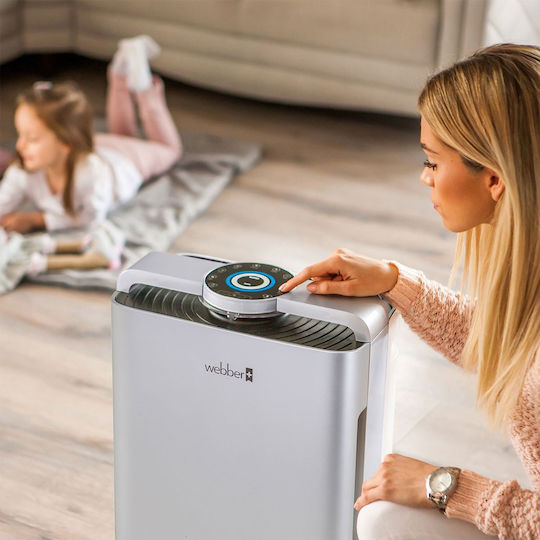 Webber AP9700 WI-FI Ιονιστής / Καθαριστής Αέρα 95W για Χώρους 65m²