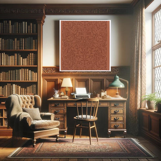 Acorns And Oak Leaves Design (1880) By Morris & Co 1 Painting on Canvas 100x100cm