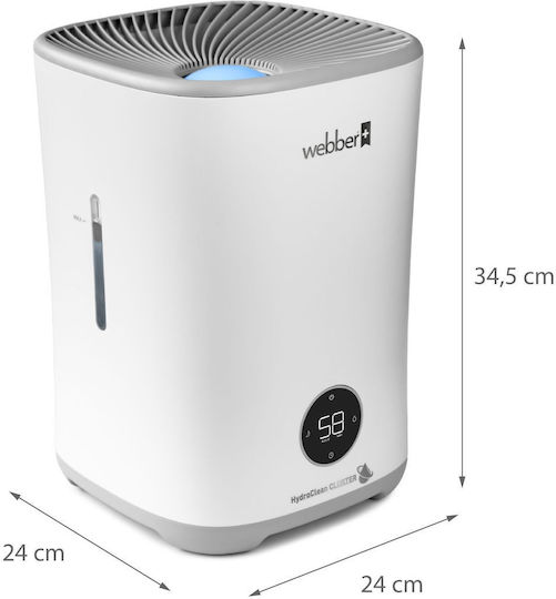 Webber HH3002 Humidifier / Ionizer 18W for Spaces 30m²