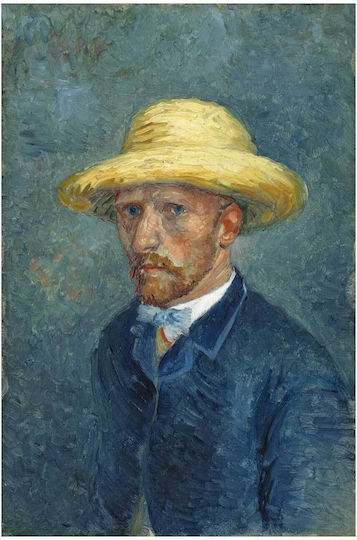 Vincent Van Gogh's Portrait Of Theo Van Gogh (1887) Картина Копие на Ван Гог Платнен 70x100см