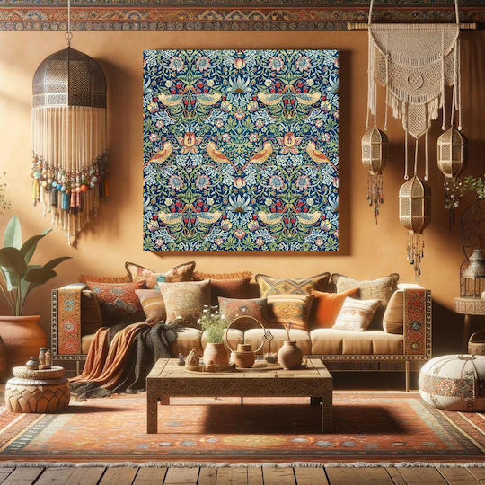 William Morris's (1834 Πίνακας Υφασμάτινος 80x80cm