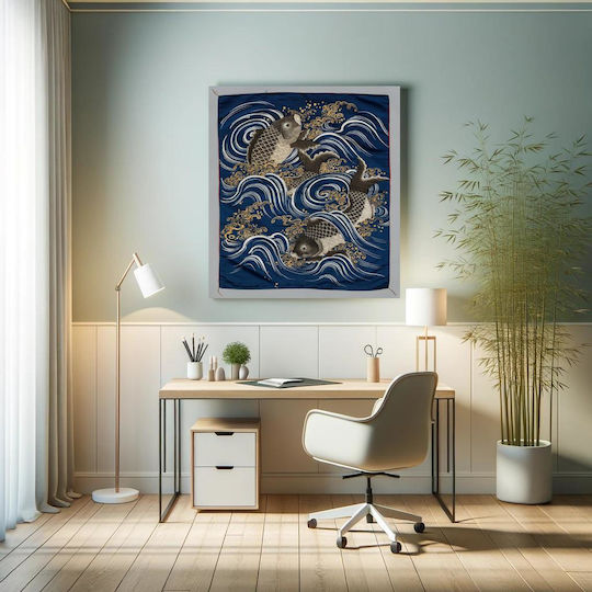 Gemälde auf Leinwand 110x110cm