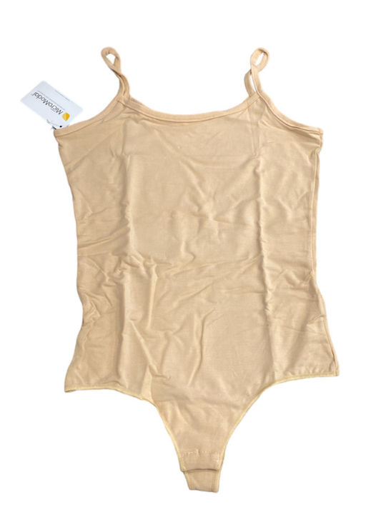 Helios Frauen Bodysuit Damen-Bodysuits Beige