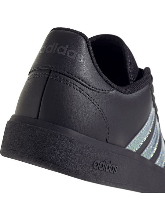 Grand Court Base 2.0 Damen Sneakers Aurora Schwarz / Schatten Violett