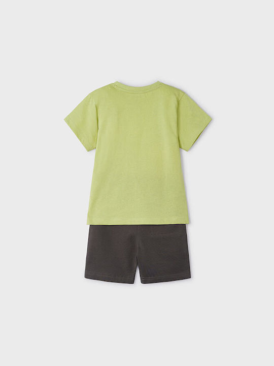 Mayoral Kids Set with Shorts Summer 2pcs olive oil