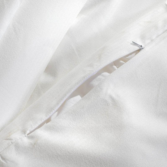 Cannon Duvet Cover Set Queen with 2 Pillowcases 230x250 Snow White