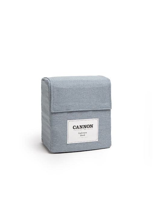 Cannon Set Husă de Pilotă Single cu Față de Pernă 170x250 Smoke Blue