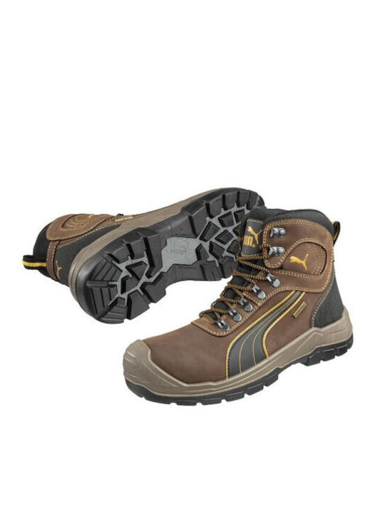 PUMA Sierra Nevada Mid Ανδρικά Ορειβατικά Μποτάκια Αδιάβροχα Καφέ