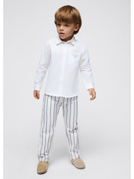 Mayoral Kids Trousers white